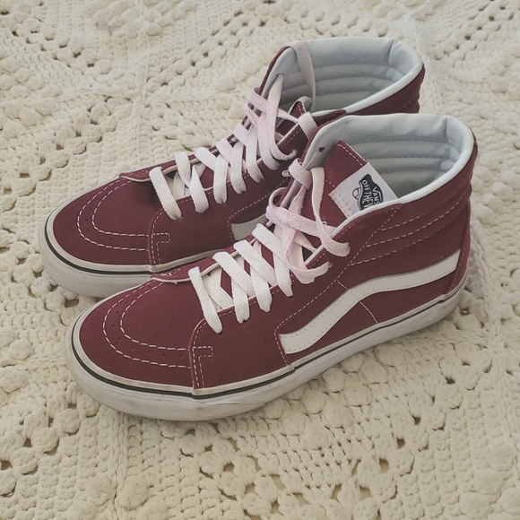 vans sk8 hi dry rose